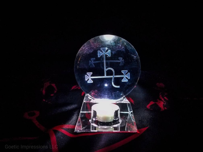 Lilith Crystal Ball with stand image 6