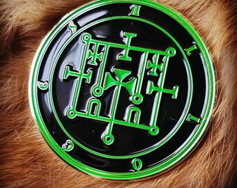 Alloces Sigil Medallion: Lesser Key of Solomon, Goetic Seal