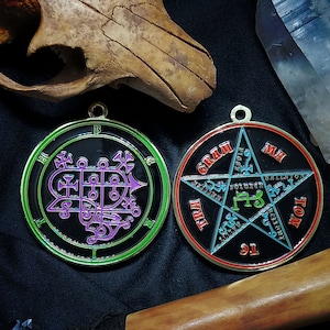 Berith Sigil Talisman // Ars Goetia Demon Seal // Lesser Key of Solomon Goetic Ritual Necklace