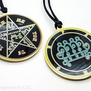Seal of Paimon // Ars Goetia Demon Sigil // Lesser Key of Solomon Goetic Ritual Medallion