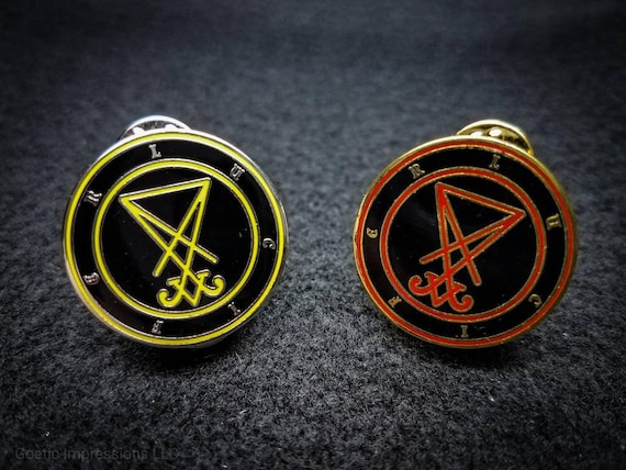 Lucifer Sigil Hard Enamel Pin