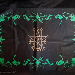 Astaroth Altar Cloth // Goetia Sigil Altar cloth
