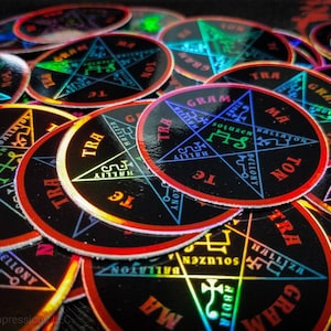 Tetragrammaton Holographic Sticker: (2&quot; Diameter)
