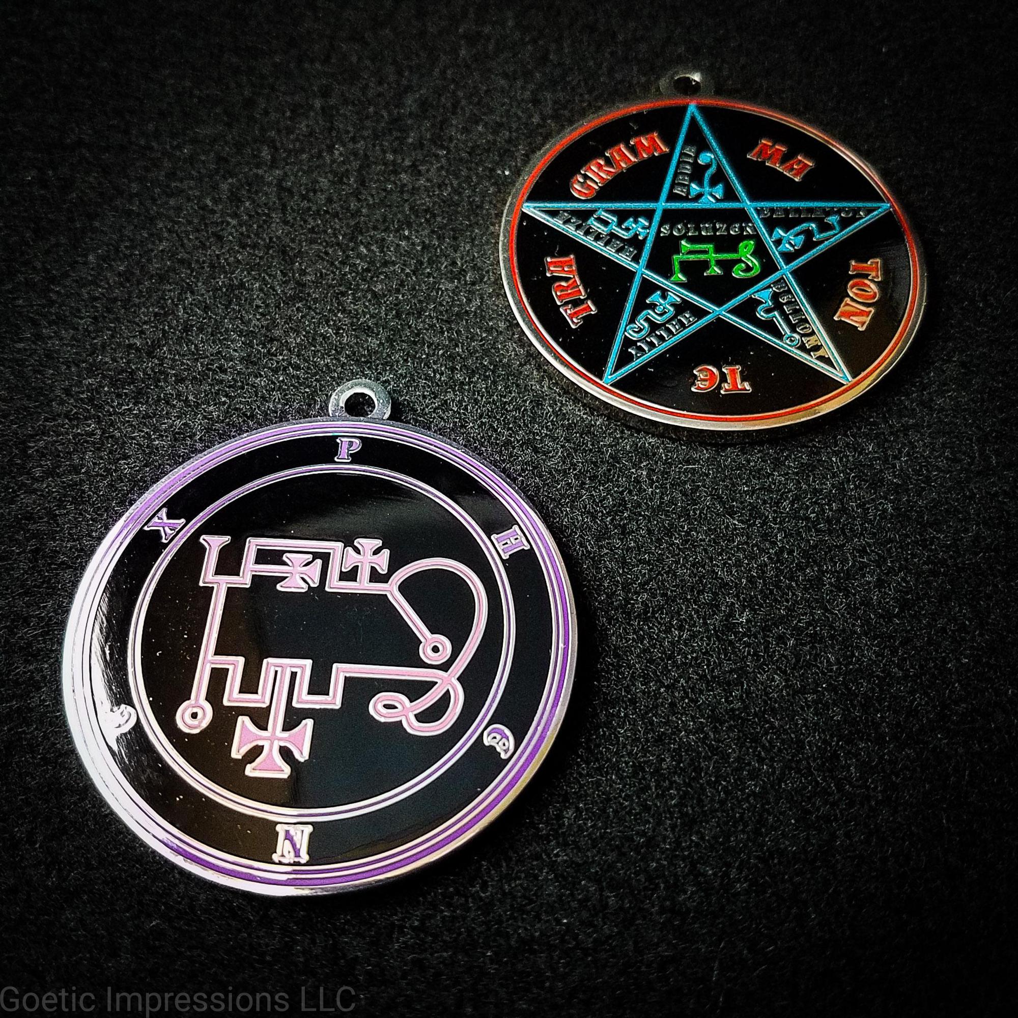 Phenex Sigil Medallion: Lesser Key of Solomon Goetic Sigil