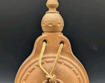 ヴィンテージ ルーマニア ルーマニア 木製彫刻 小さな装飾 水筒飾り