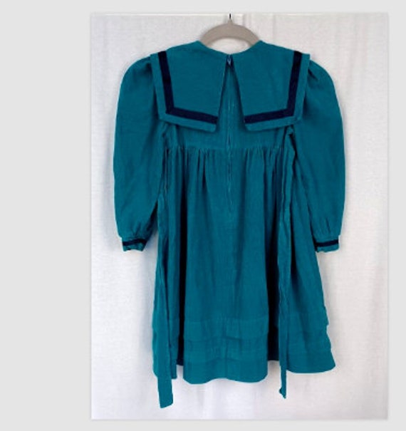 Vintage The Children's Hour Girls Sz 6X Dress Blu… - image 7