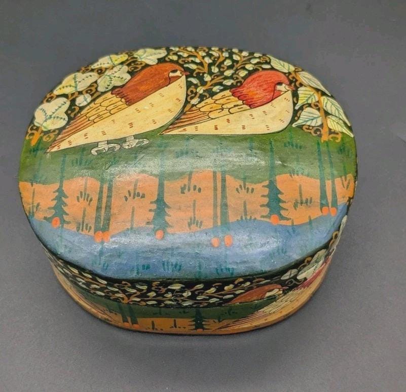 Paper Mache Storage Boxes - Etsy