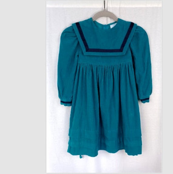 Vintage The Children's Hour Girls Sz 6X Dress Blu… - image 10