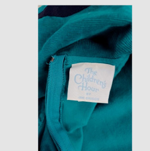 Vintage The Children's Hour Girls Sz 6X Dress Blu… - image 3