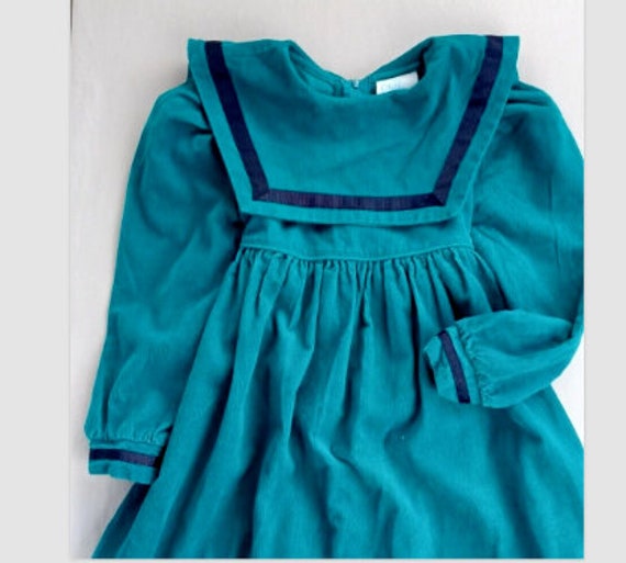 Vintage The Children's Hour Girls Sz 6X Dress Blu… - image 4