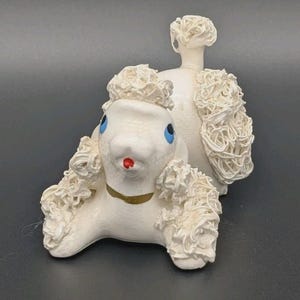 Vintage Spaghetti Poodle Figurine