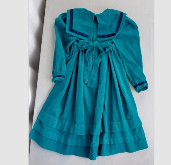 Vintage The Children's Hour Girls Sz 6X Dress Blu… - image 5