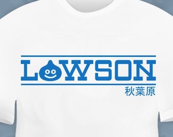 Akihabara's Dragon Quest Themed Lawson Japanese Logo Tee - Unisex Gildan T-Shirt