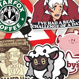 Hitbox Designs "Custom Sticker Set" (Erstellen Sie Ihr Eigenes Paket von Aufklebern) (+BONUS Mystery Stickers!)
