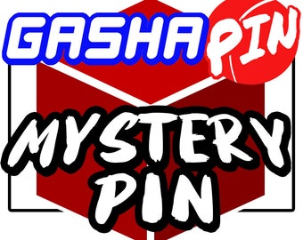Gashapin MYSTERY PIN! (+BONUS Mystery Sticker!)