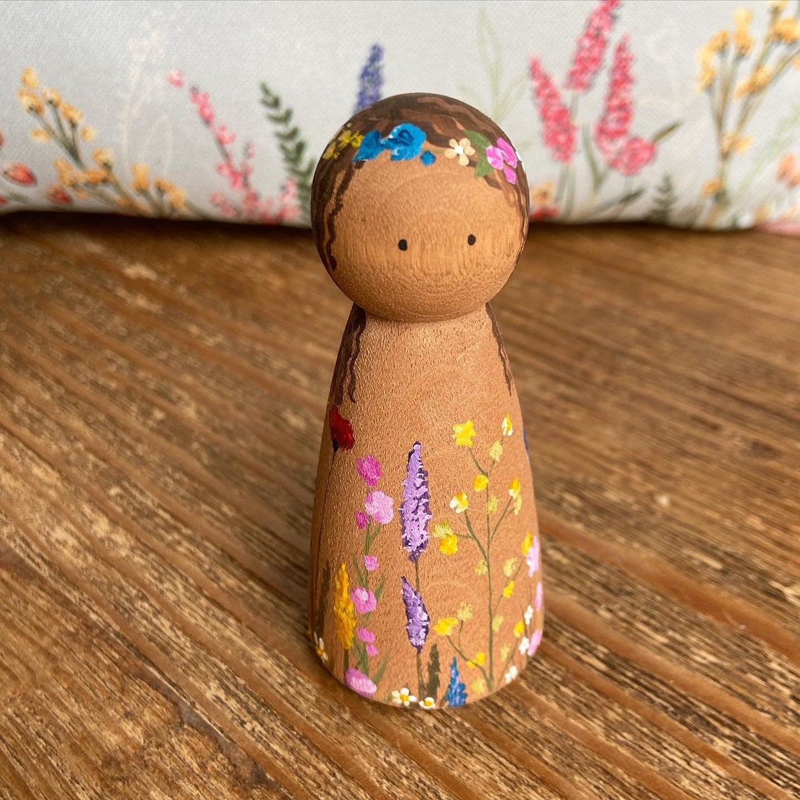 Wildflower Doll 9cm Etsy