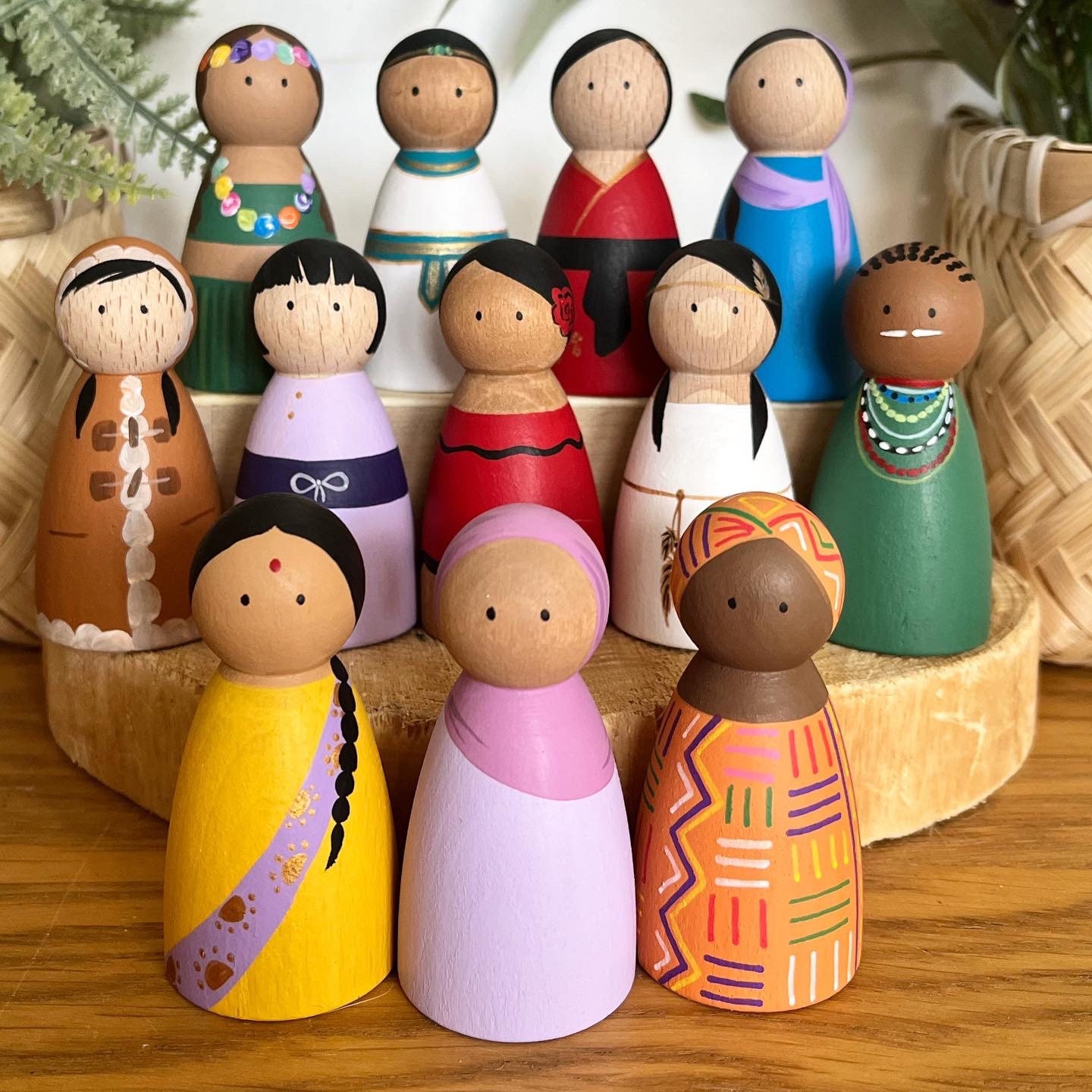 Guys and Girls of the Globe Multicultural Peg Dolls - Learning