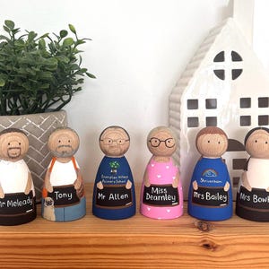 Personalized Teacher Peg Doll: Thank You Gift, Eco-Friendly