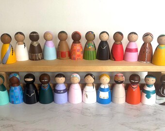 Guys and Girls of the Globe Multicultural Peg Dolls - Learning