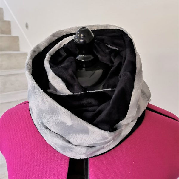 Tour de cou / snood 8 en fausse fourrure