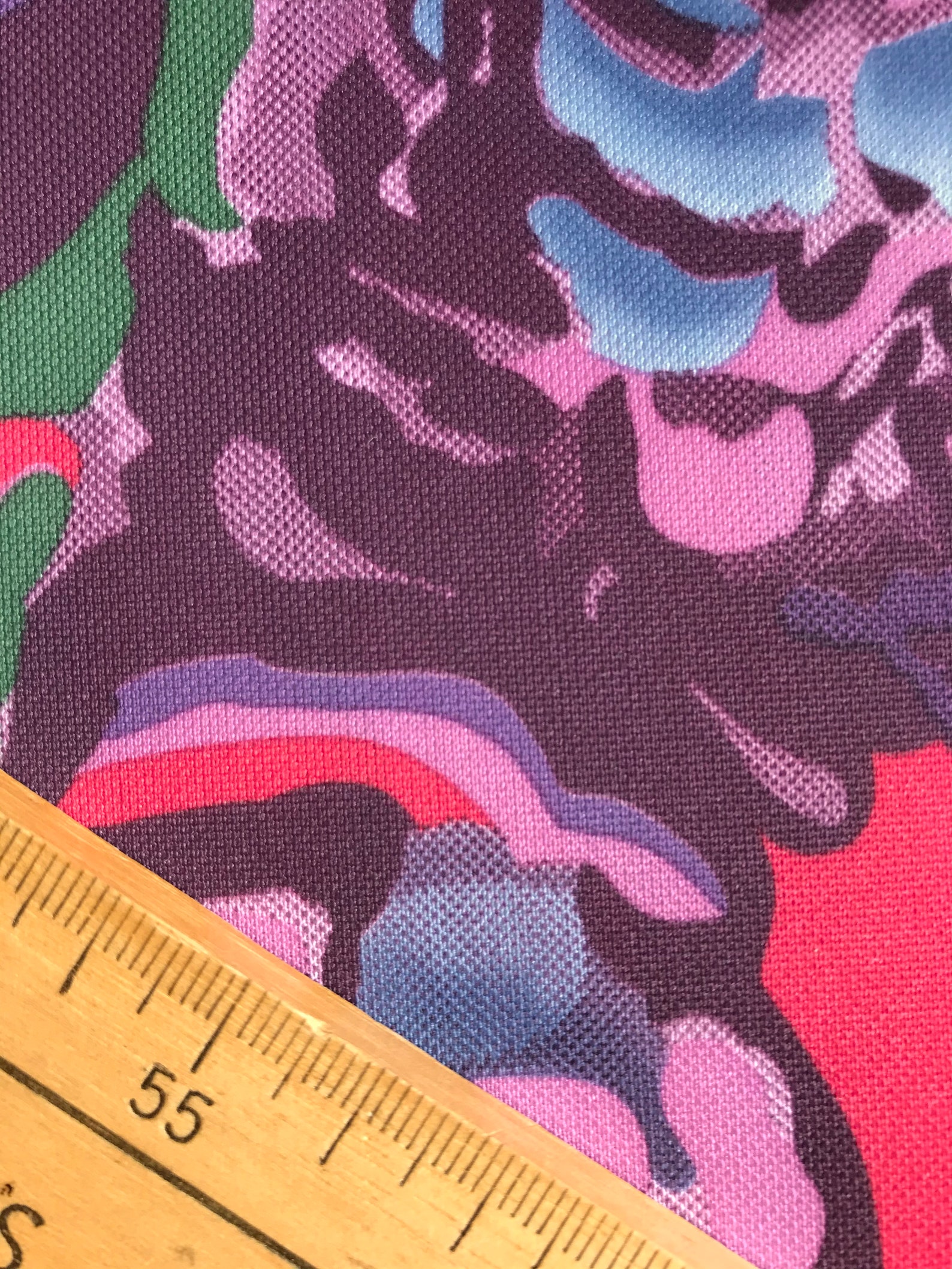 Vintage 90s Abstract Graphic Purple Blue and Pink Warm Tones - Etsy