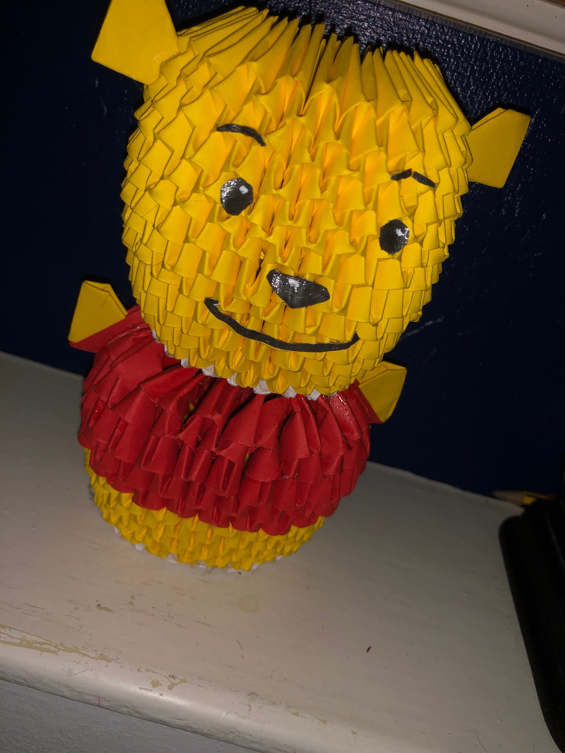 3D Origami Winnie the Pooh Etsy