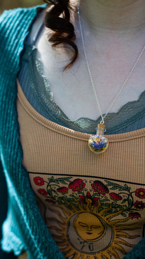Self Love Spell Jar Necklace