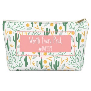 IVF Gift Medicine Bag IVF bag Meds bag Infertility gift Infertility treatment gift ivf baby Funny IVF Gift Cactus Bag iui gift