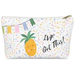 IVF gift, ivf bag, meds bag, medicine bag, infertility gift, infertility treatment gift, ivf baby, ivf got this
