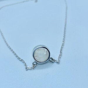 Moonstone necklace. image 6