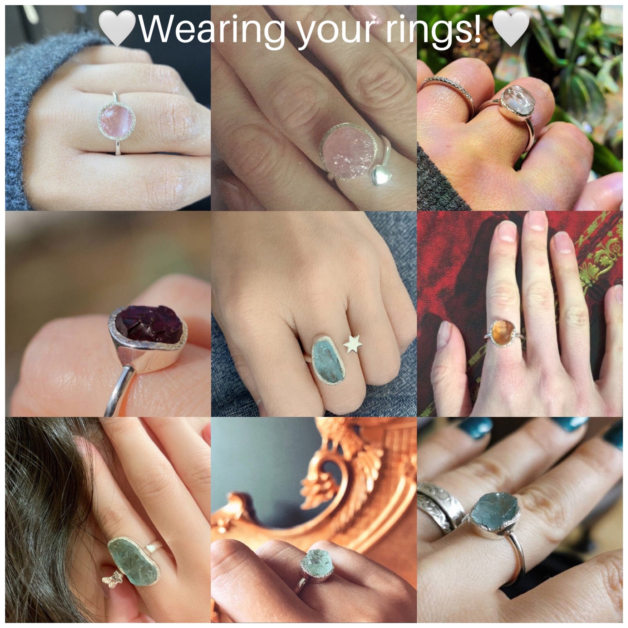 Anello Con Pietra Di Quarzo Rosa Irregolare-Donne Pieno Filo Avvolto