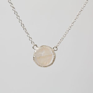 Moonstone necklace. image 1