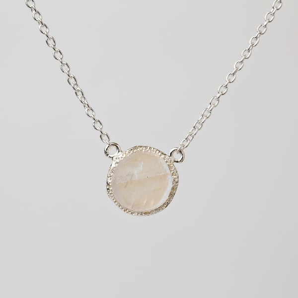 Moonstone necklace.