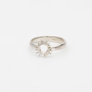 Sun ring, sterling silver ring - Ari