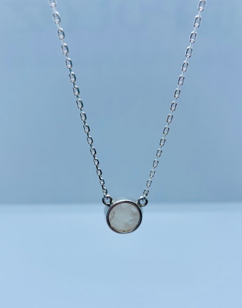 Moonstone necklace. image 5