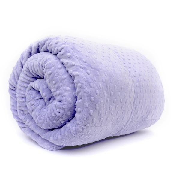 Minky Weighted Blanket Lavender Blanket Heavy Blanket Gifts for Women Gifts for Men Gifts for Kids Etsy Canada