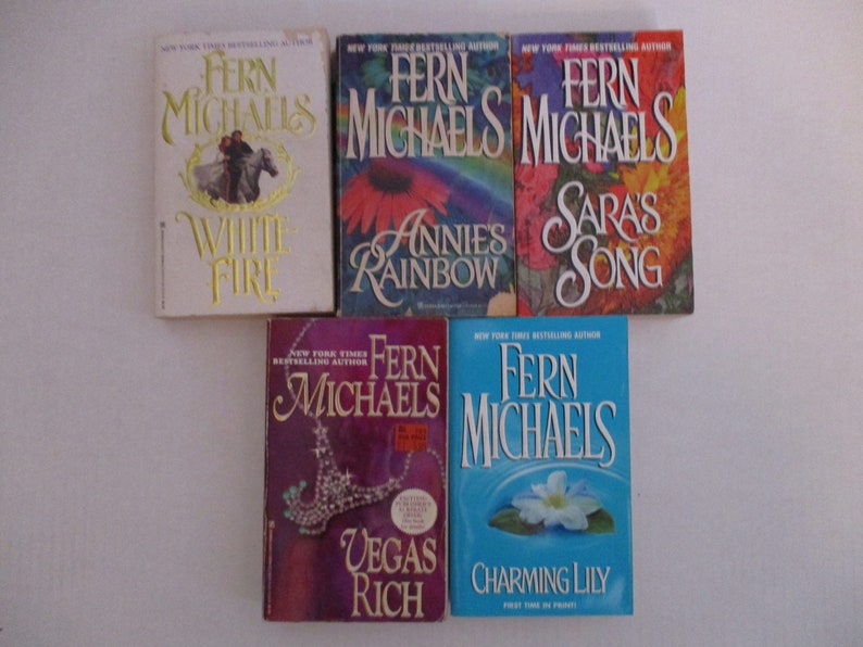 Lot of 15 FERN MICHAELS BOOKS Free Shipping Lot of 15 Fern - Etsy