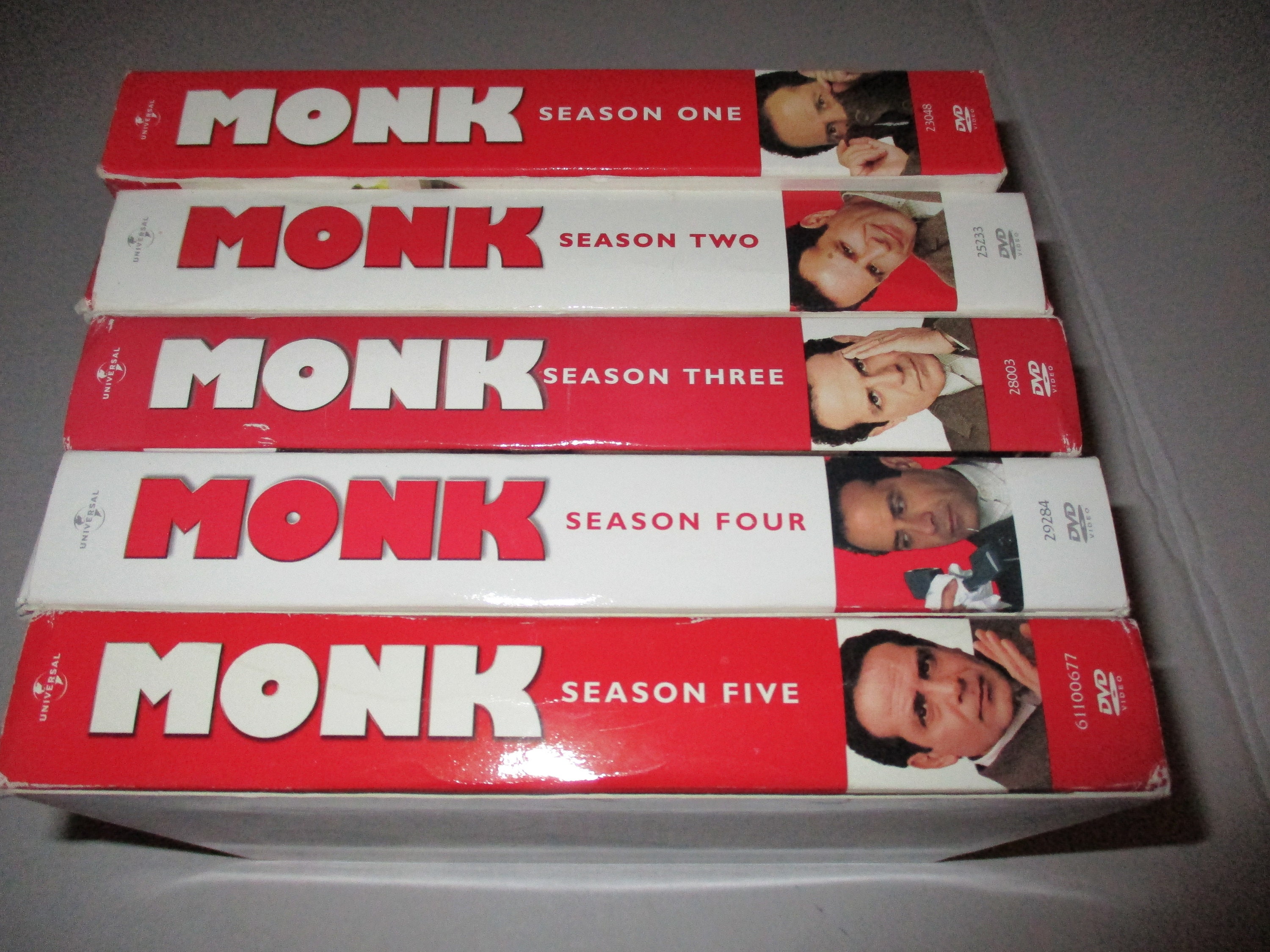 MONK SERIES DVDS Free Shipping Monk Seasons 1 2 3 4 - Etsy