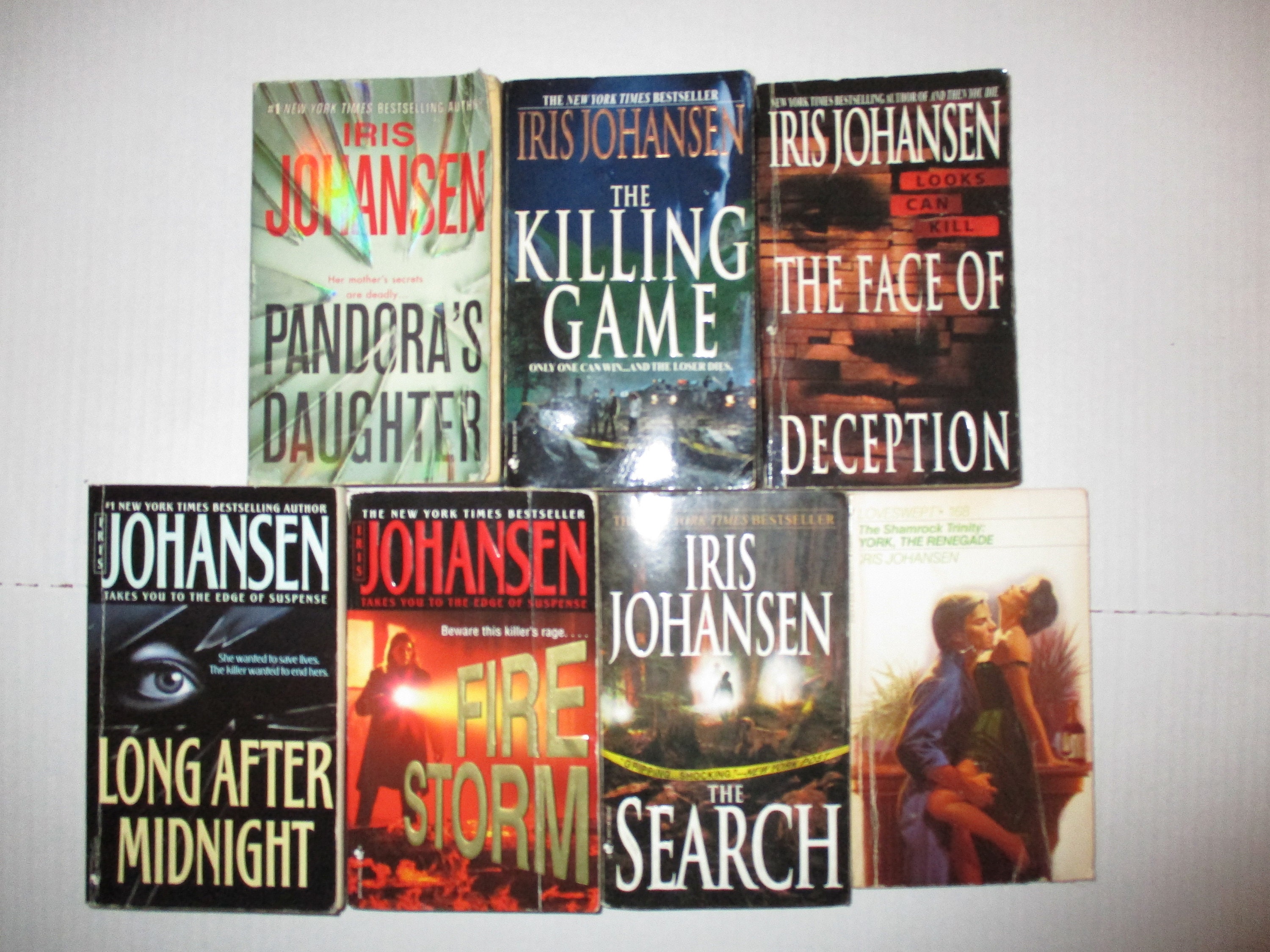 Lot of 7 IRIS JOHANSEN BOOKS Free Shipping Lot of 7 Iris Etsy