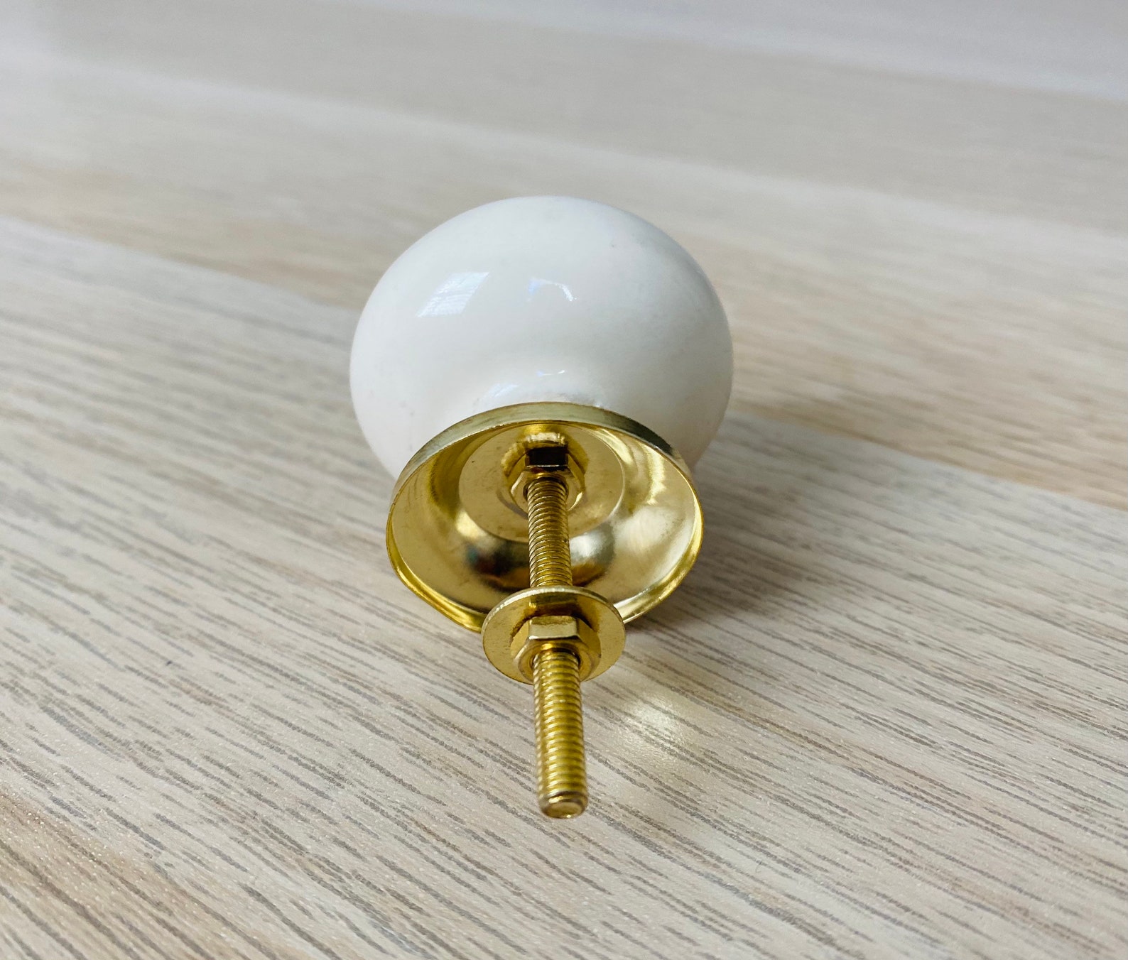 Gold & Cream Knobs Etsy