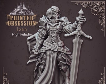 Celestial Paladin 3D Printed Tabletop RPG Minis UNPAINTED
