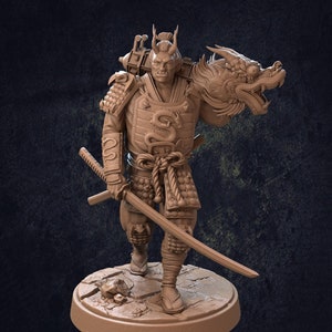 Half Orc Artificer 3D Printed Tabletop RPG Mini - Etsy