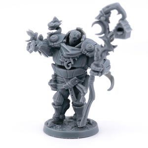 Warforged Druid 3D Printed Tabletop RPG Mini UNPAINTED
