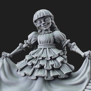 Awakened Puppet Anabelle 3D Printed Tabletop RPG Mini UNPAINTED