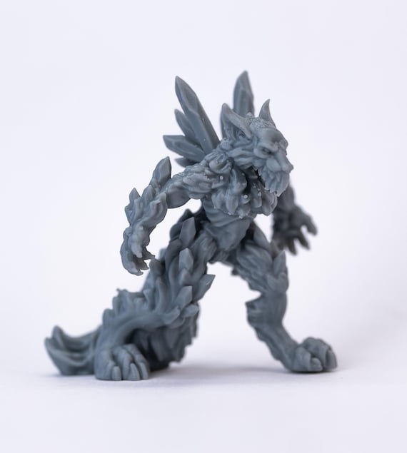 Hell Werewolves 3D Printed Tabletop RPG Minis UNPAINTED