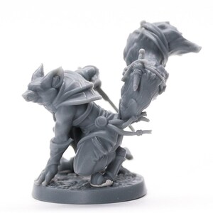 Foxfolk Rogue Miniature – Fox Thief in Durable Resin image 2