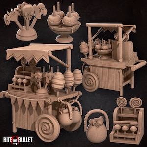 キャンディカート 3Dプリント テーブルトップ RPG 風景 未塗装