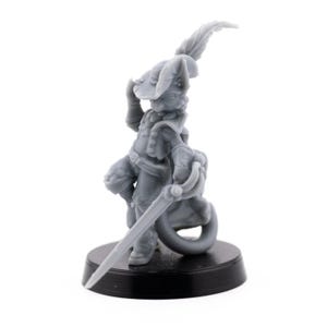 Swashbuckler Tabaxi Puss in Boots 3D Printed Tabletop RPG Mini UNPAINTED