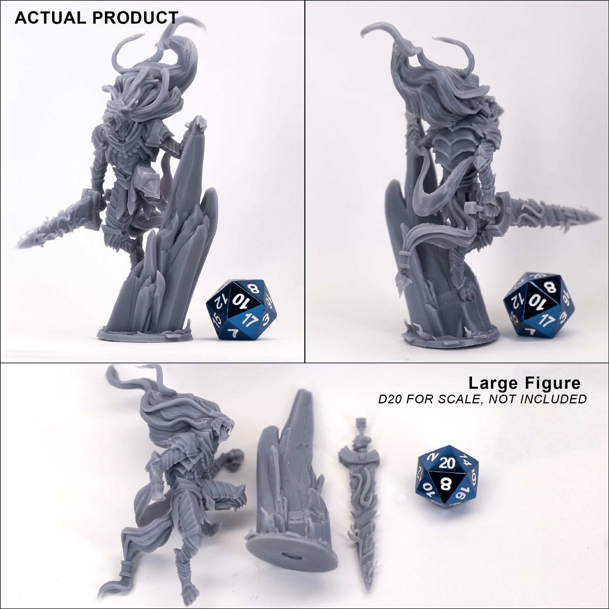 2*し様 エルデンリング 黒き剣のマリケス 3Dプリント ガレージキット ジャン エルデンリング☆手の平に乗る☆黒き剣のマリケス☆ガレージ