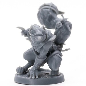 Foxfolk Rogue Miniature – Fox Thief in Durable Resin image 4